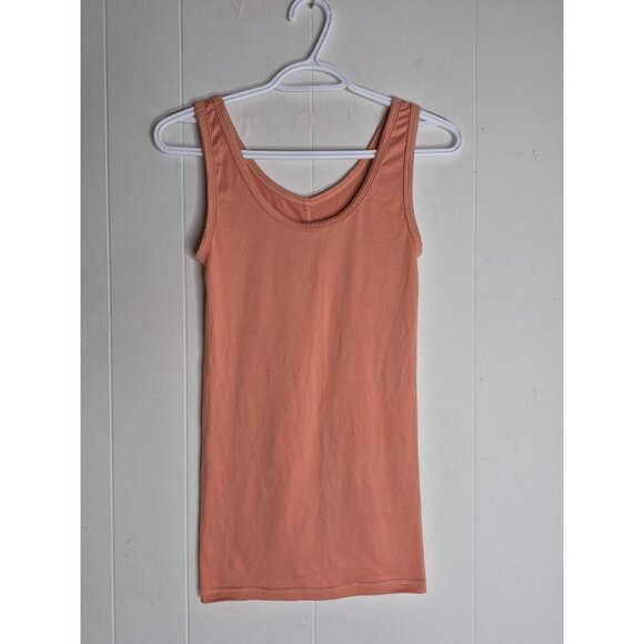 Morgan Stewart Athletic Coral Tank Top Women's Size S - Picture 2 of 3